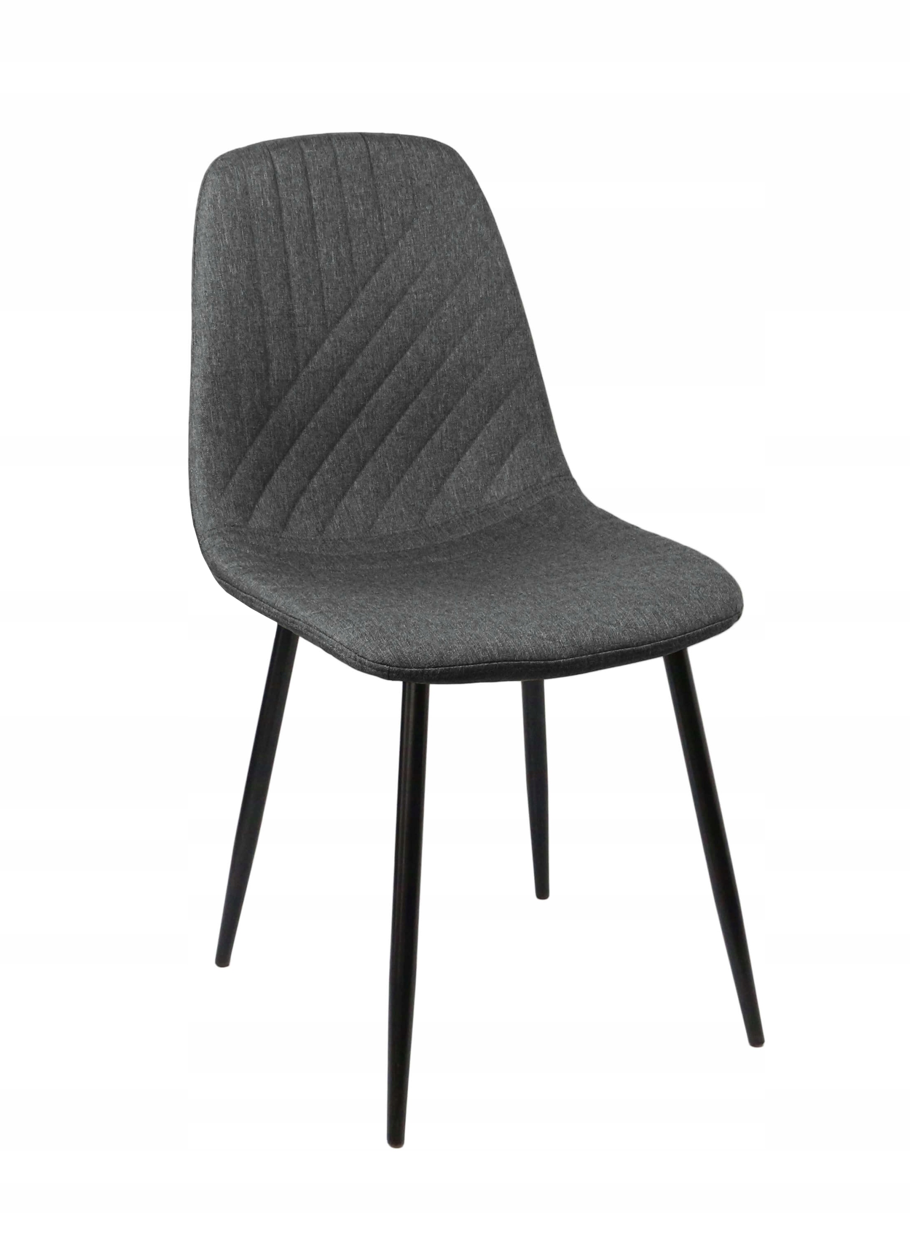 Skandinávské Čalouněné Křeslo Do Kuchyně Jídelny Antracit Eva