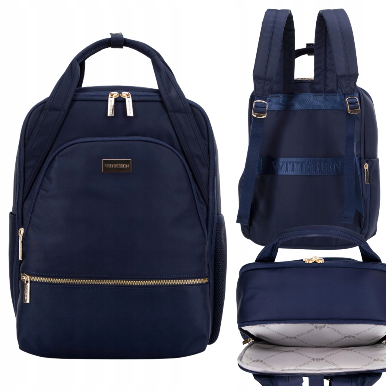 Multifunkční tmavě modrý batoh do letadla Wittchen 29-3P-201-90 Ryanair