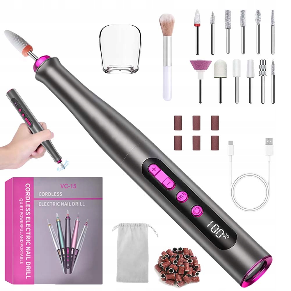 Elektrický Pilník Na Nehty – Profesionální Regulace Rychlosti Zobrazení