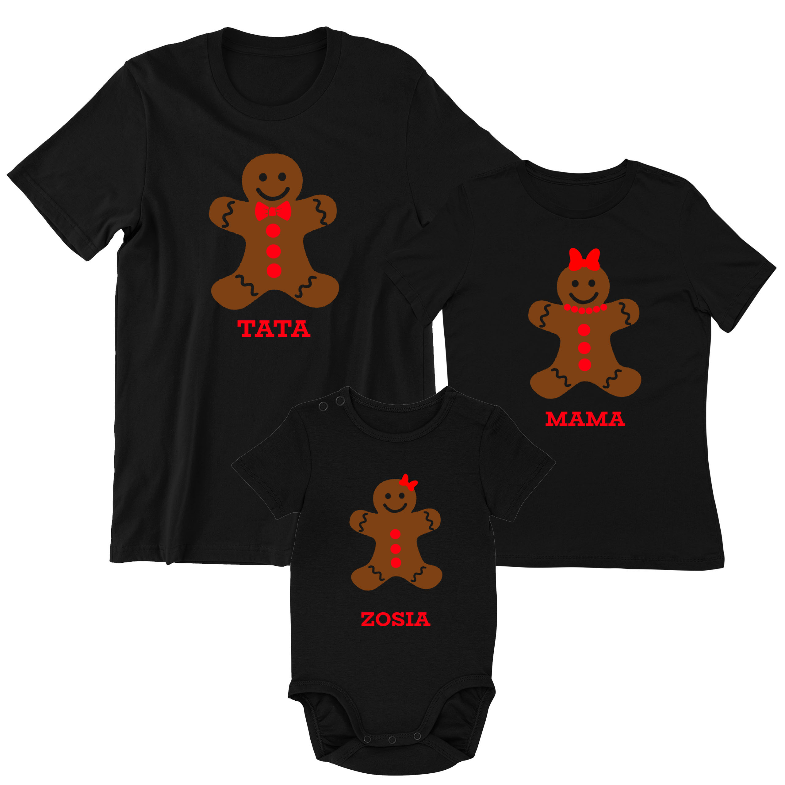ŚWIĄTECZNE KOSZULKI RODZINA MAMA TATA SYN CÓRKA
