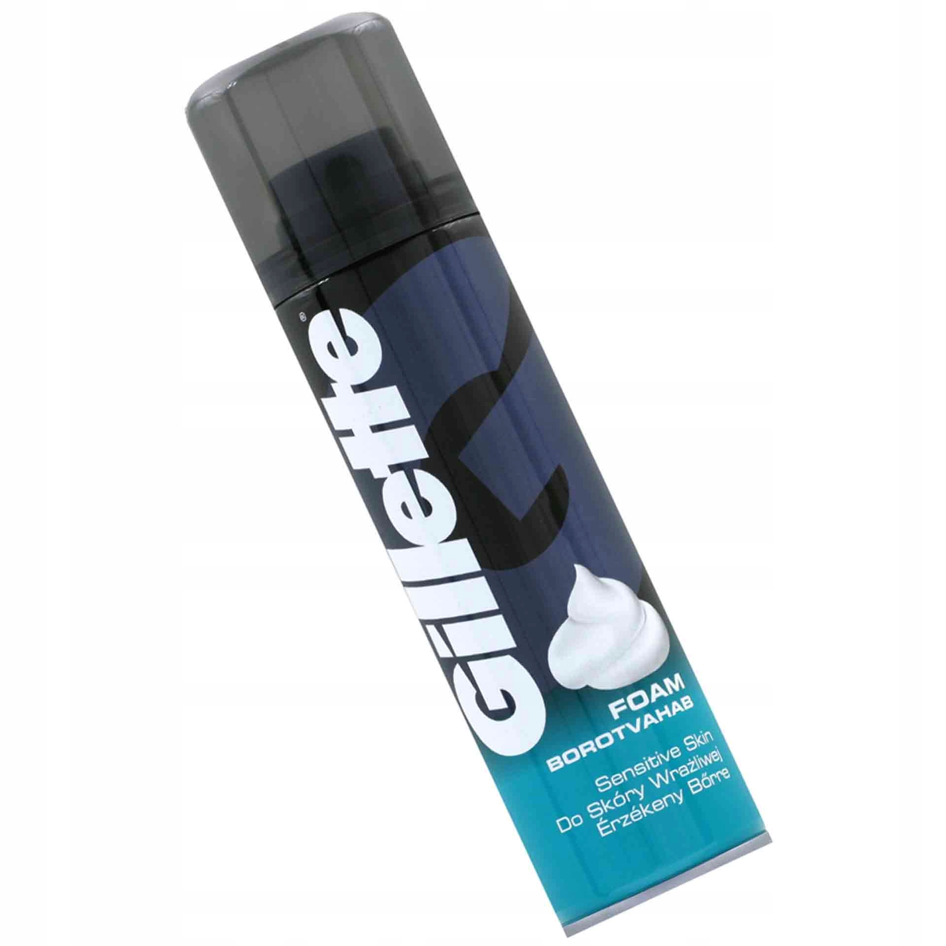 

Gillette Pianka D/gol. Zwykła 200 ml Sensitive