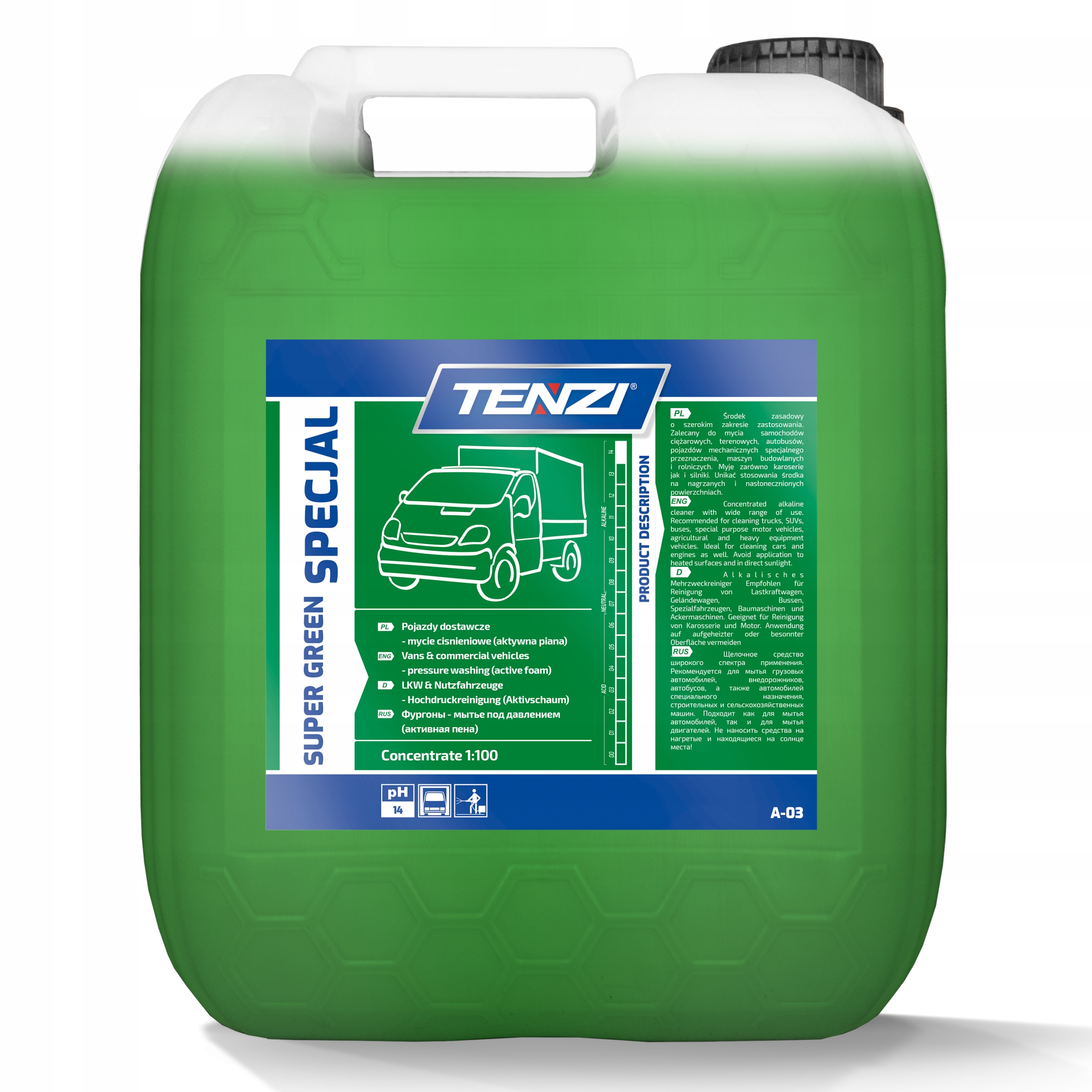 

Tenzi Green Specjal do silnika plandek 5L