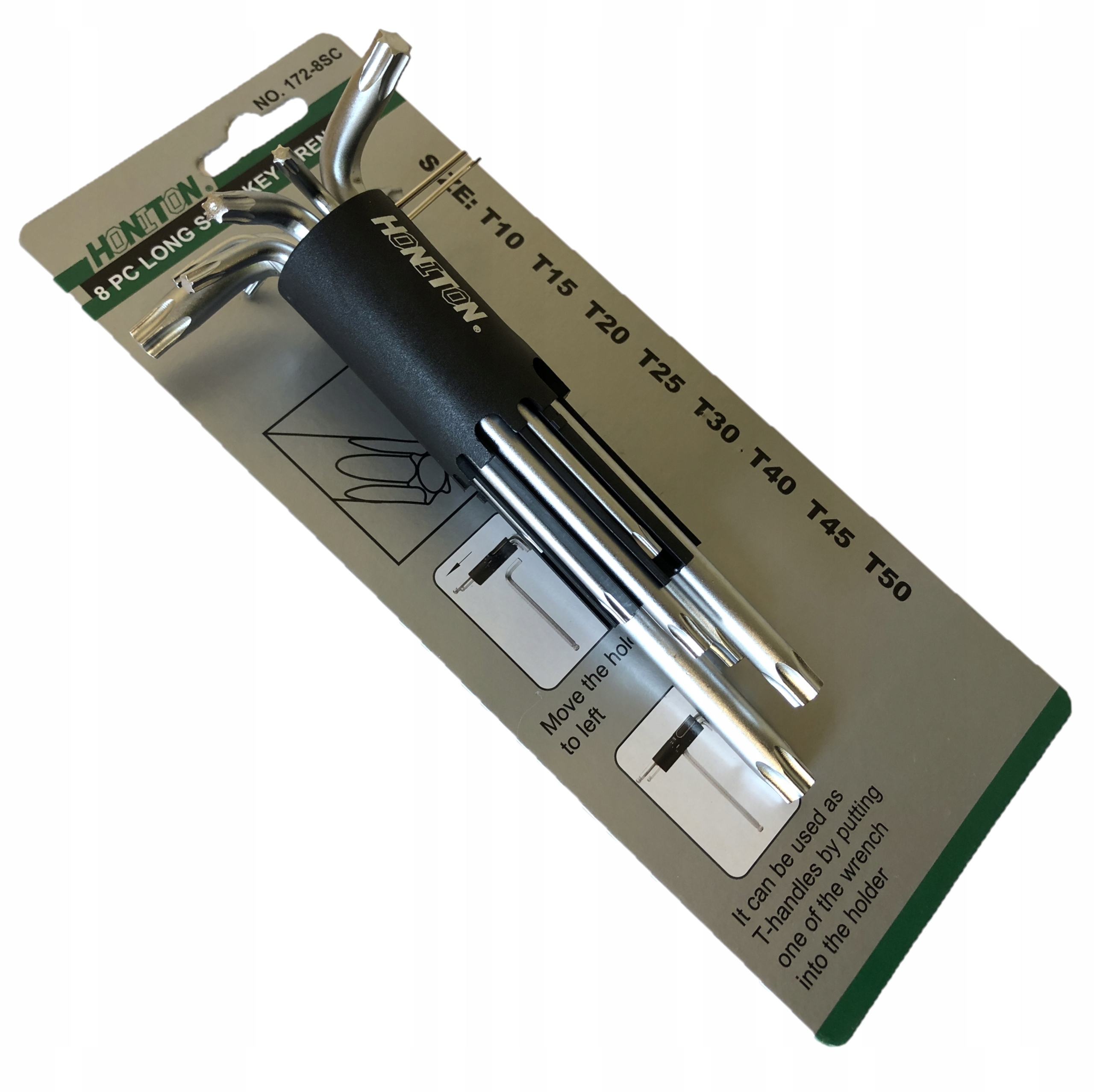 

Honiton Klucze trzpieniowe Torx zestaw T10-T50