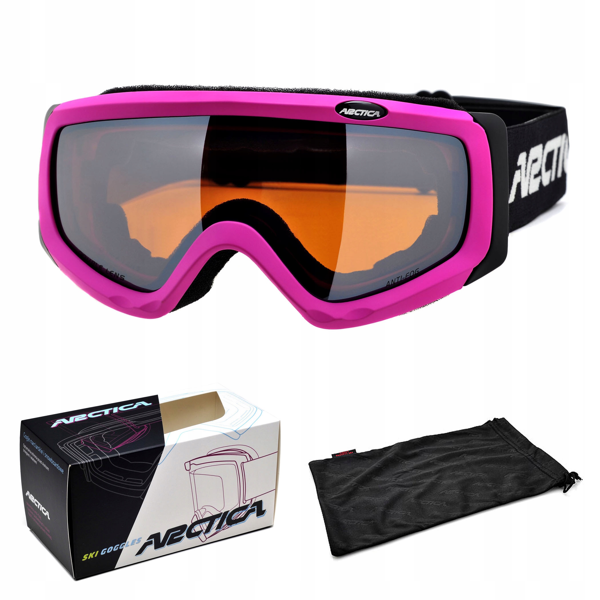 Dětské Lyžařské Brýle Arctica G-1005B Neparující S Filtrem UV400