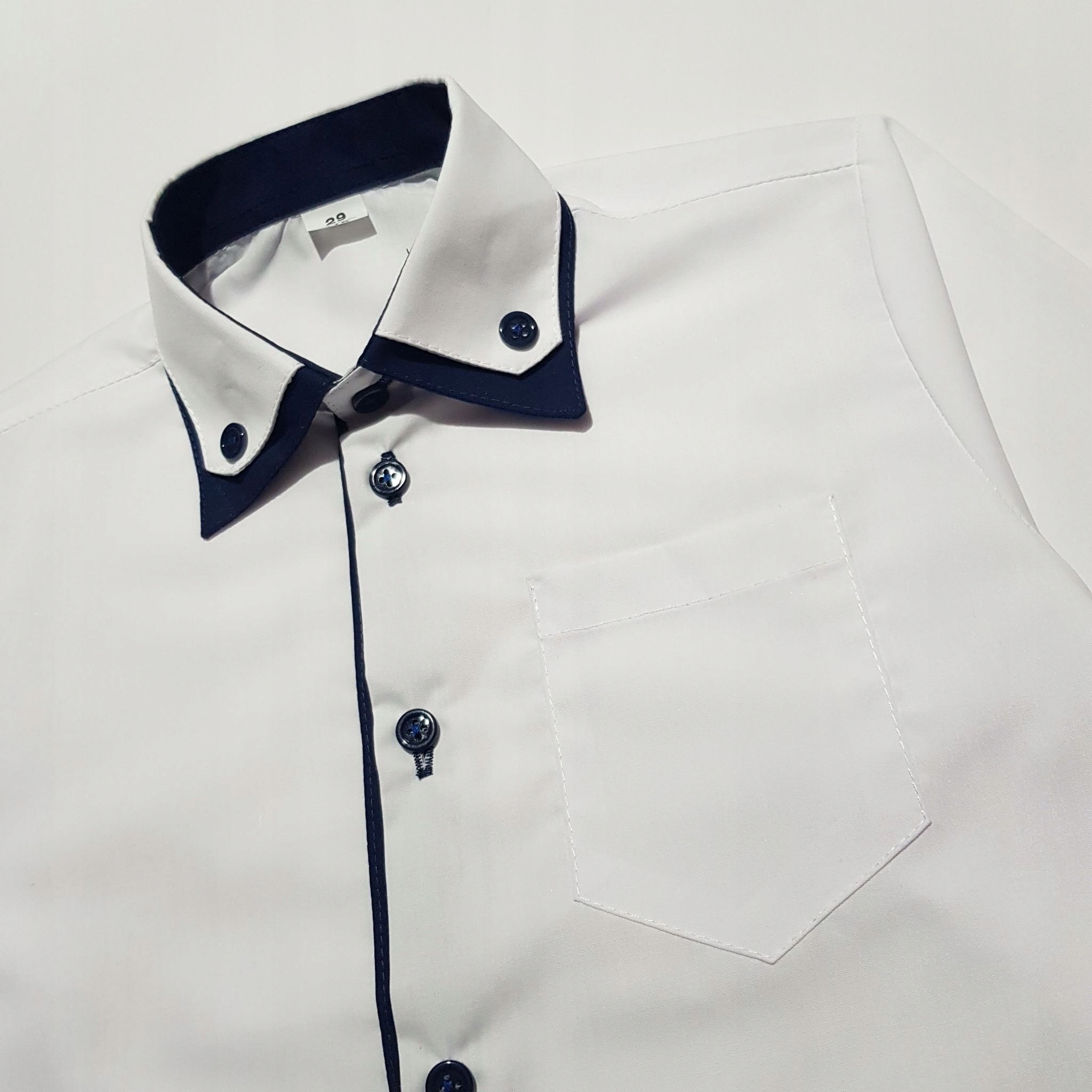 KOSZULA WIZYTOWA długi rękaw CHŁOPIĘCA biała Marka Inna marka