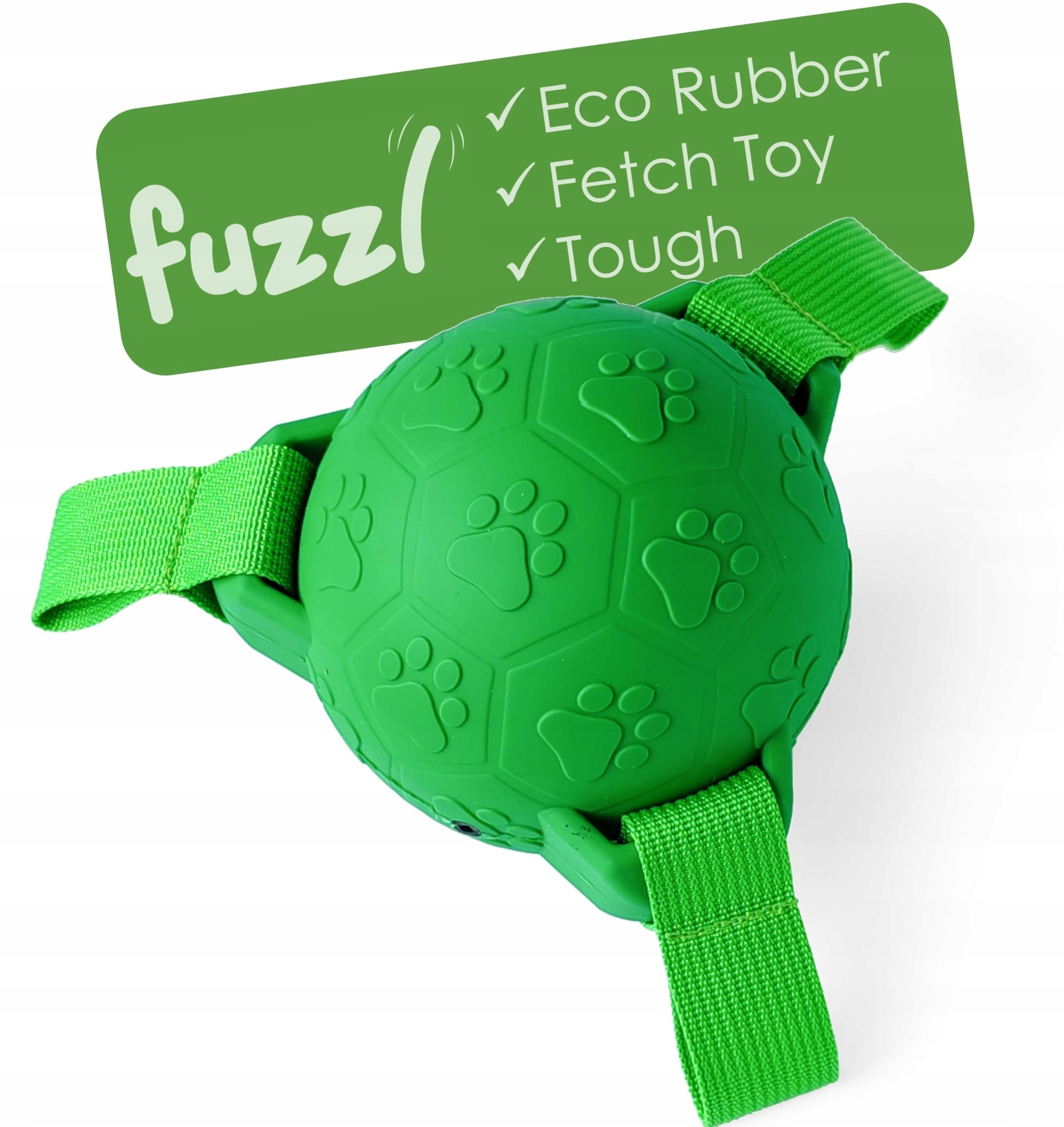 Fuzzl Ekologický Míček pro psy, odolný vůči intenzivnímu kousání