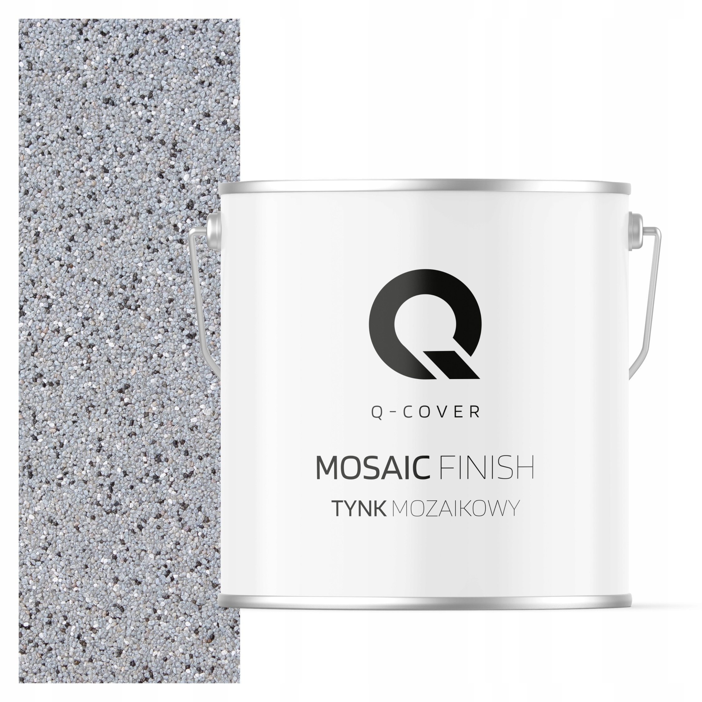 Mozaiková Omítka Mozaika 7KG Šedá M32 Ozdobná Pryskyřičná Fasáda Premium