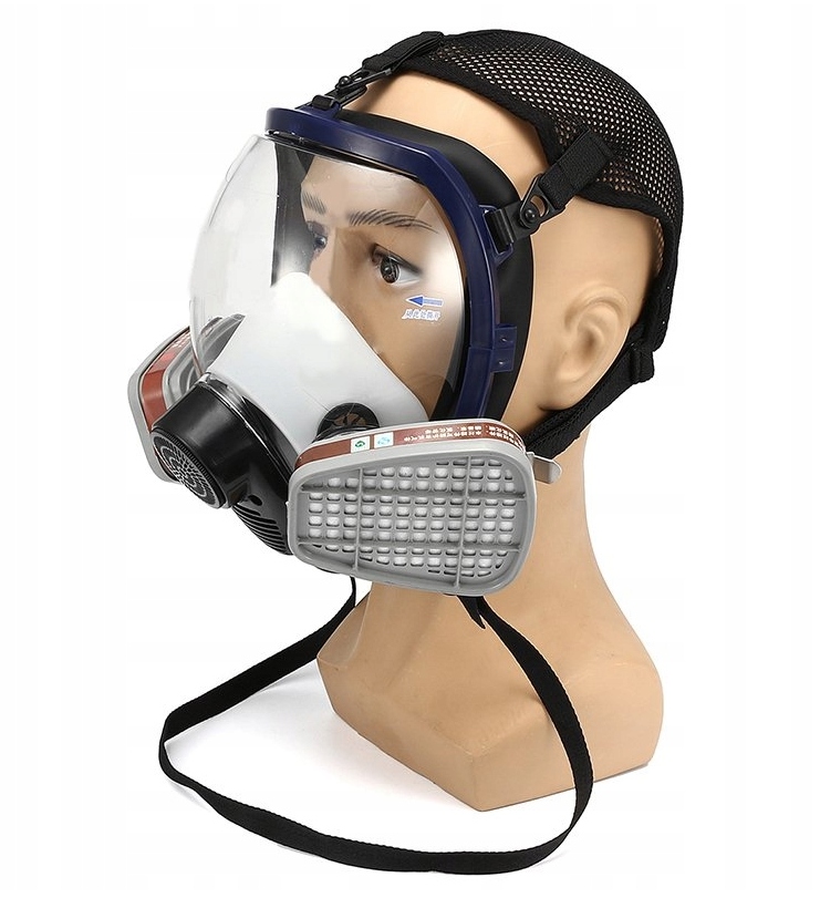 MASKA PEŁNOTWARZOWA Gazowa do Oprysków Pestycydy Typ pełnotwarzowa