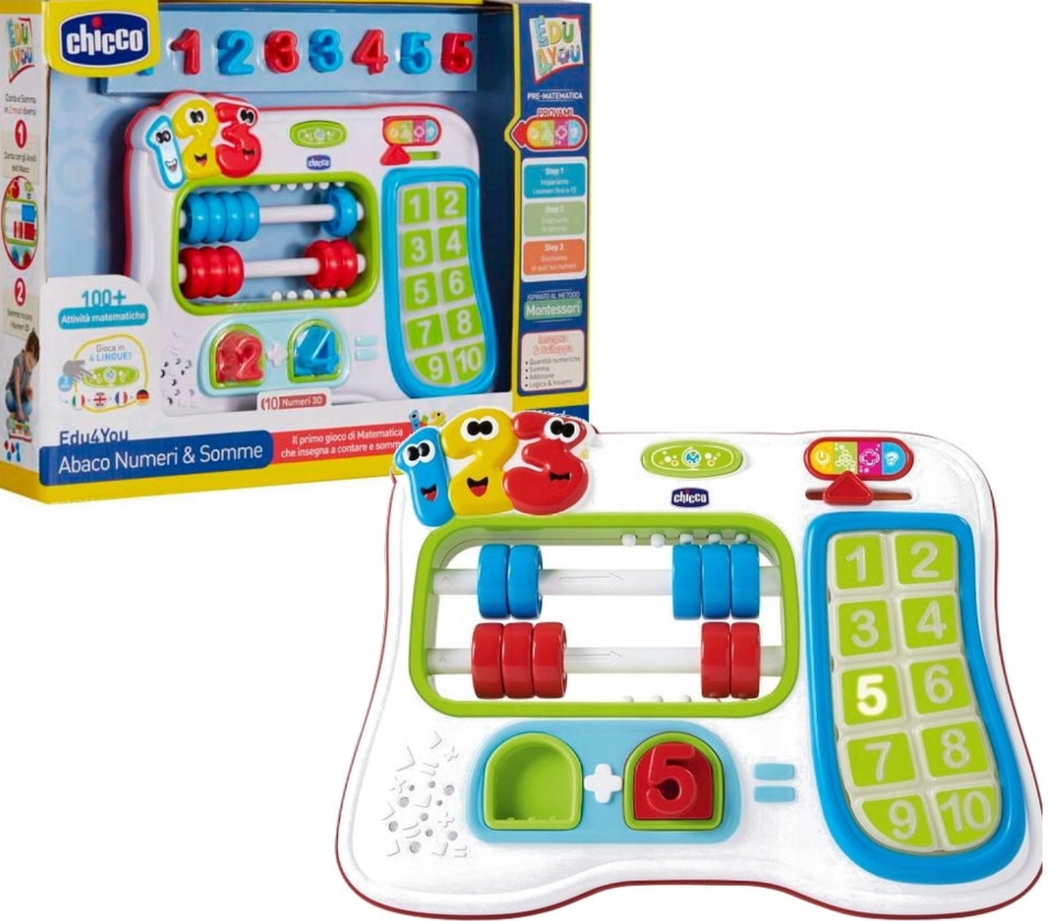 

Chicco Interaktywne Liczydło 4 Języki EDU4YOU