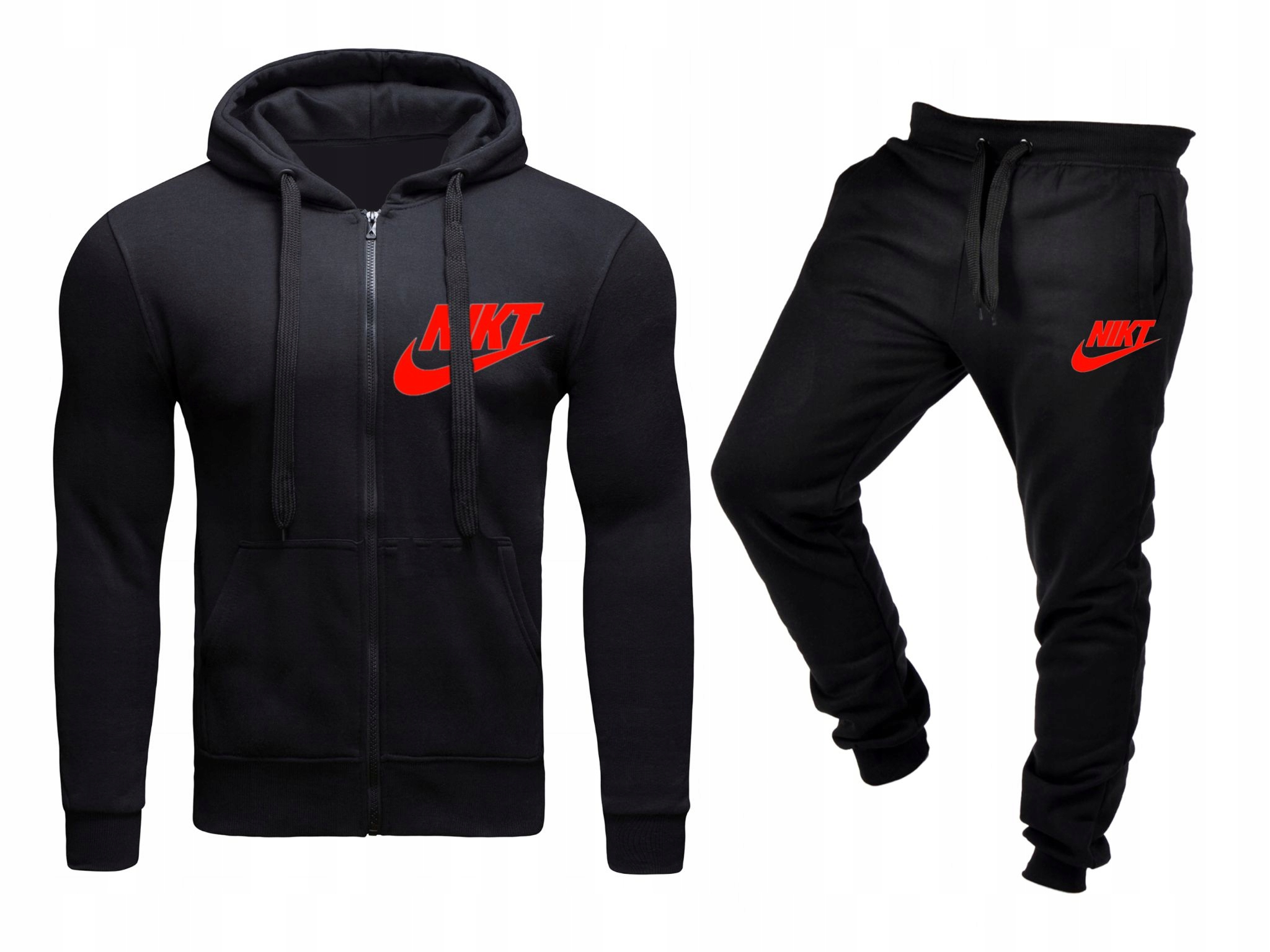 

Komplet Dresowy Nikt Dres Męski Czarny XL