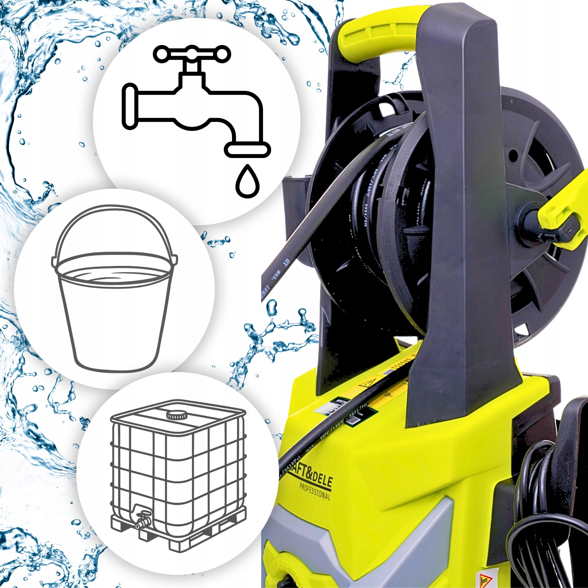 MYJKA CIŚNIENIOWA SAMOSSĄCA 280 BAR INDUKCJA ZESTAW PŁYN KARCHER XL 2800W Ciśnienie robocze 280 bar