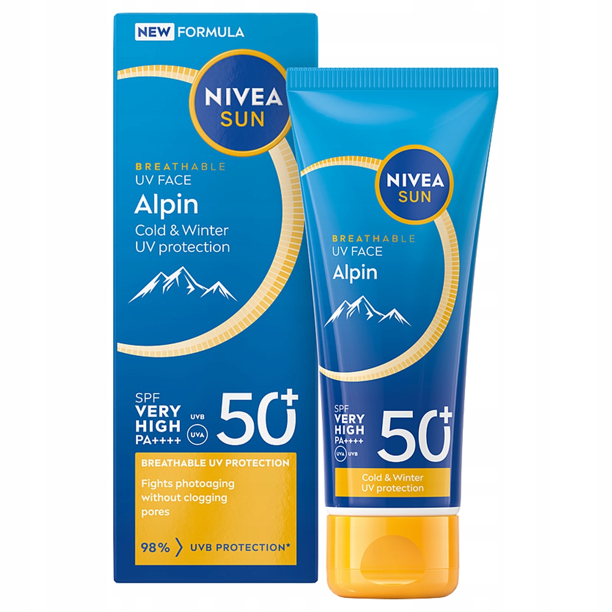 Nivea Sun Alpin krém na obličej s vysokou ochranou SPF50+ 40 ml 1 ks