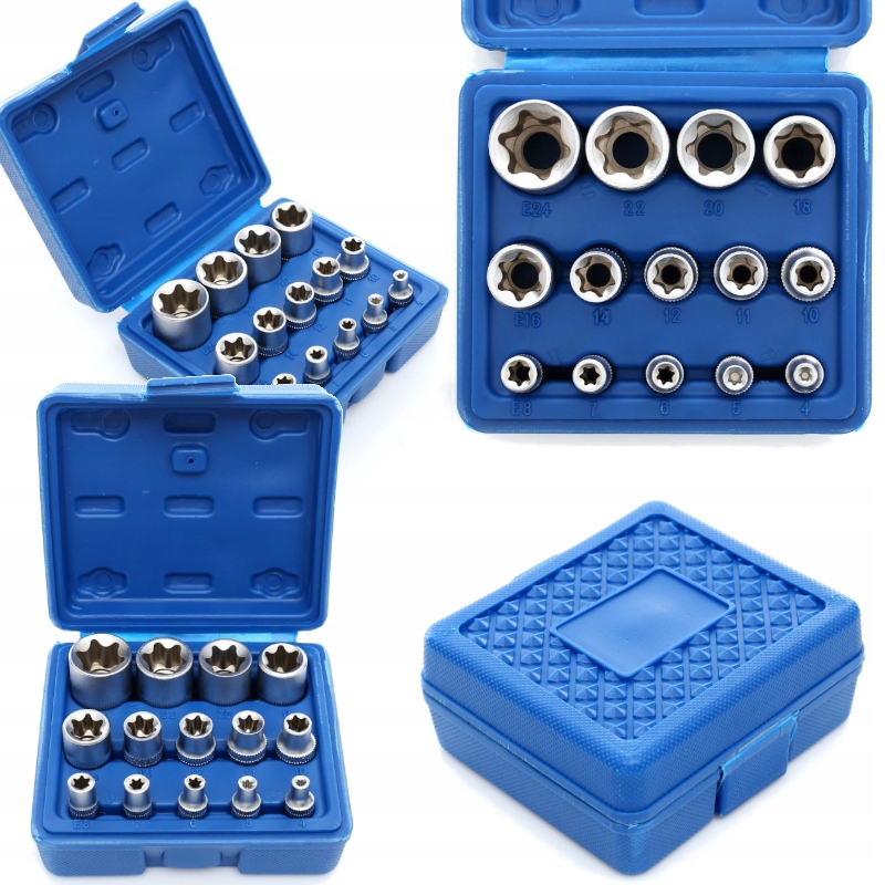 

Zestaw Nasadek Torx Wewnetrzny E4 E24 14SZT Torxy
