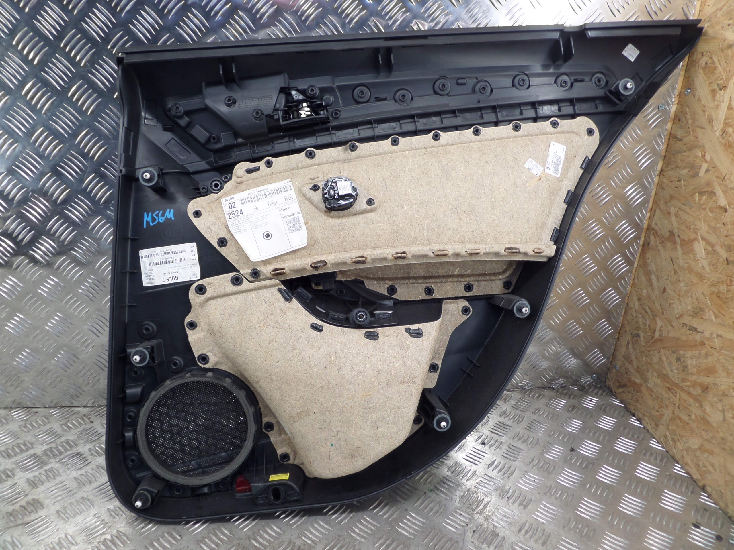 side door VW GOLF VII 7 left rear part 5G4868115D