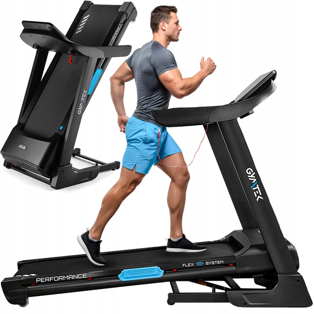 Bieżnia Elektryczna Domowa Składana Treningowa Do Ćwiczeń XT800 Gymtek