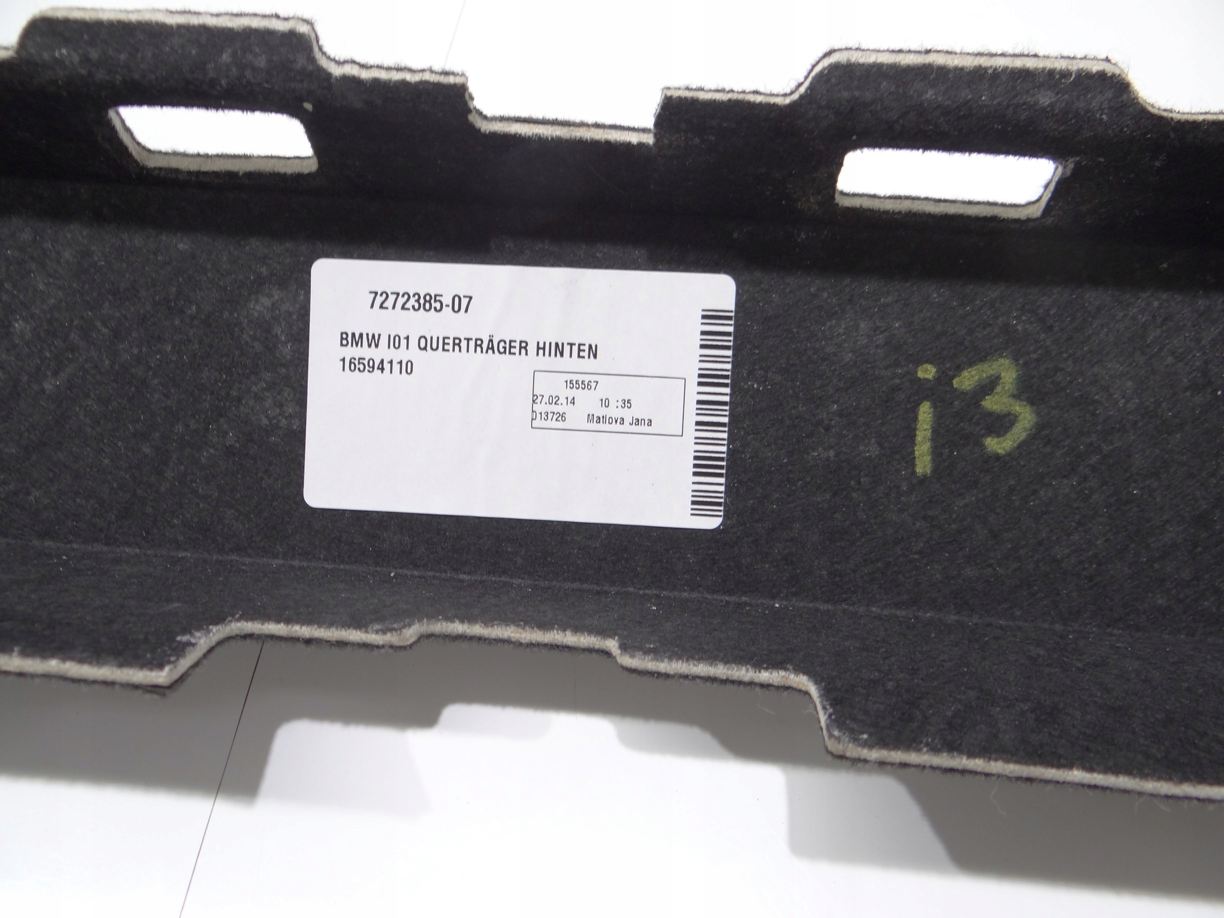 cover siders boot rear part BMW I3 I01 7272385