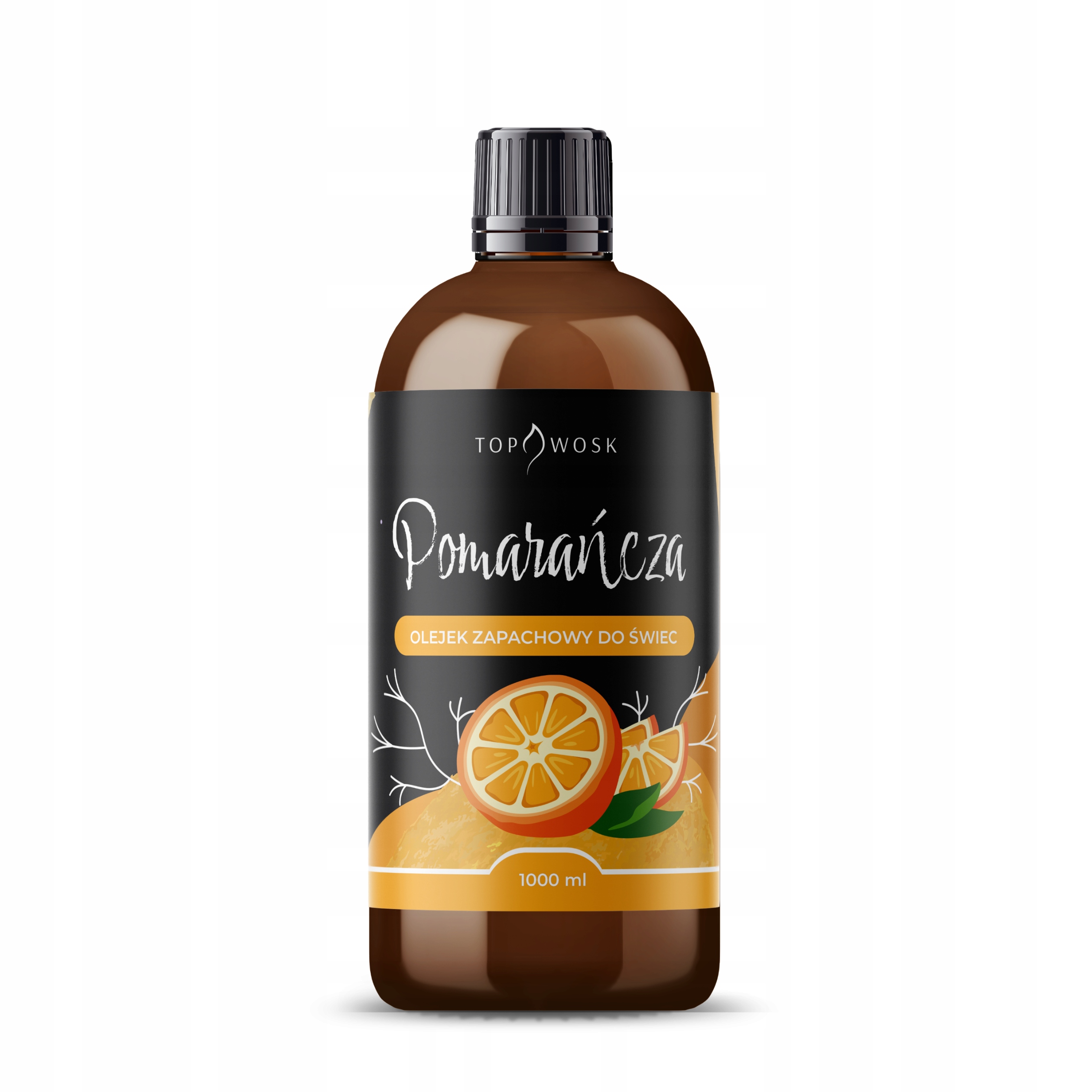 Vôňa do sviečok, vosku a parafínu vonný olej Pomaranč 1000 ml