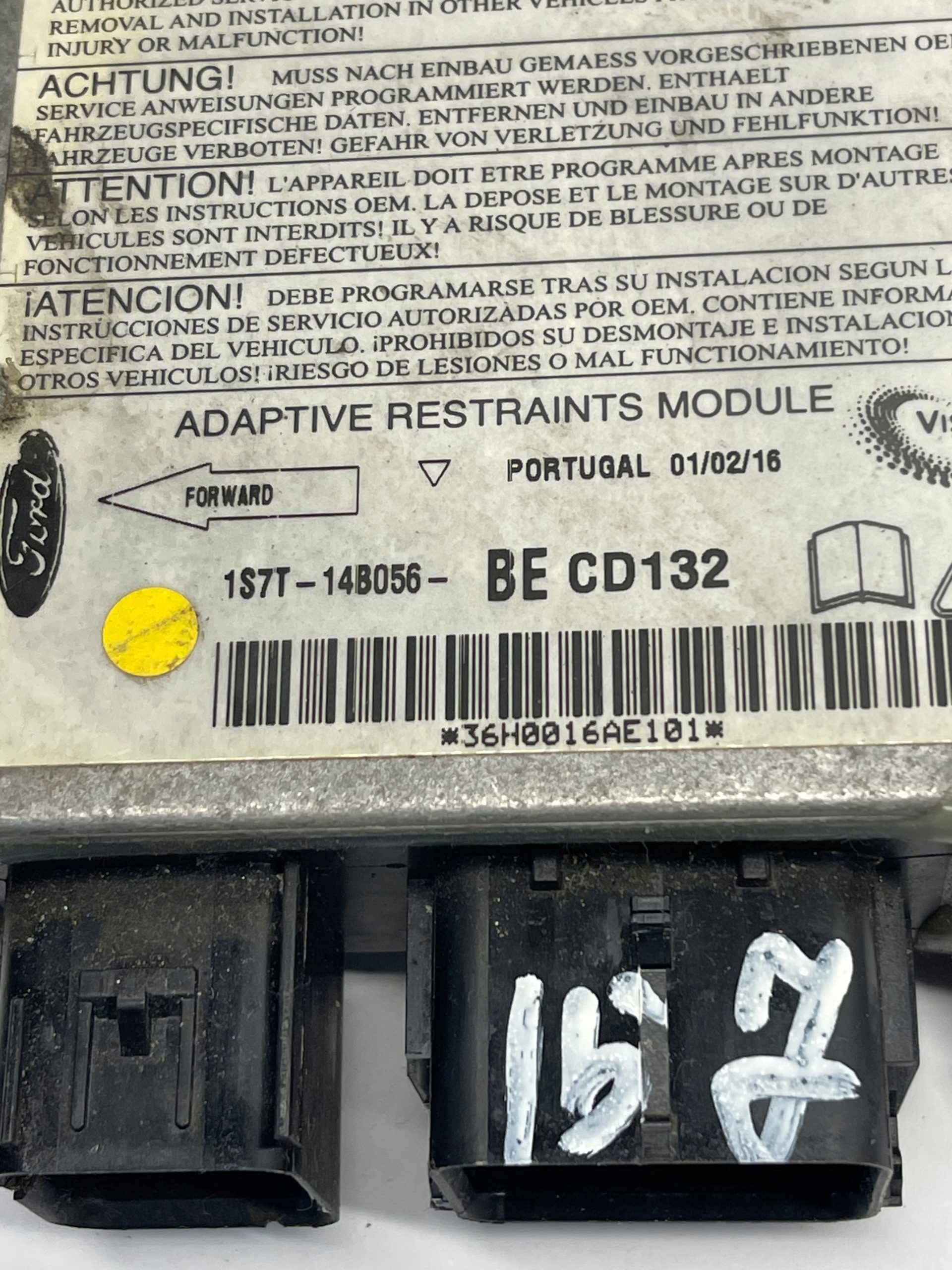 SENSOR airbag airbag MK3 2.0 TDDI 1S7T-14B056-BE