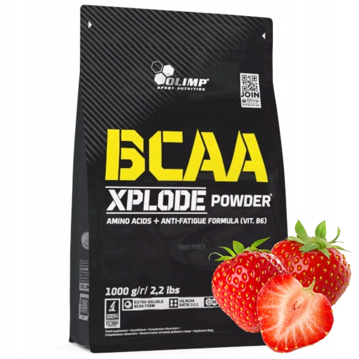 OLIMP BCAA XPLODE POWDER AMINONOKWASY SIŁA WYDOLNOŚĆ AMINO 1000 g