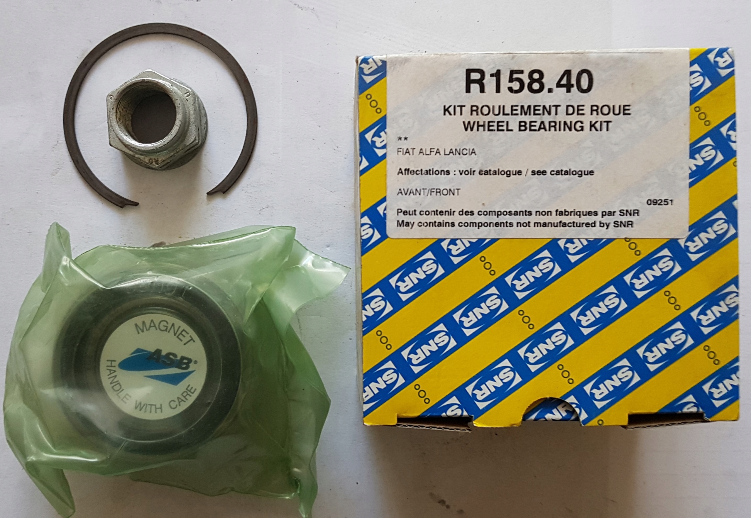 ŁOŻYSKO KOŁA PRZÓD FIAT PALIO ALBEA 02- ABS