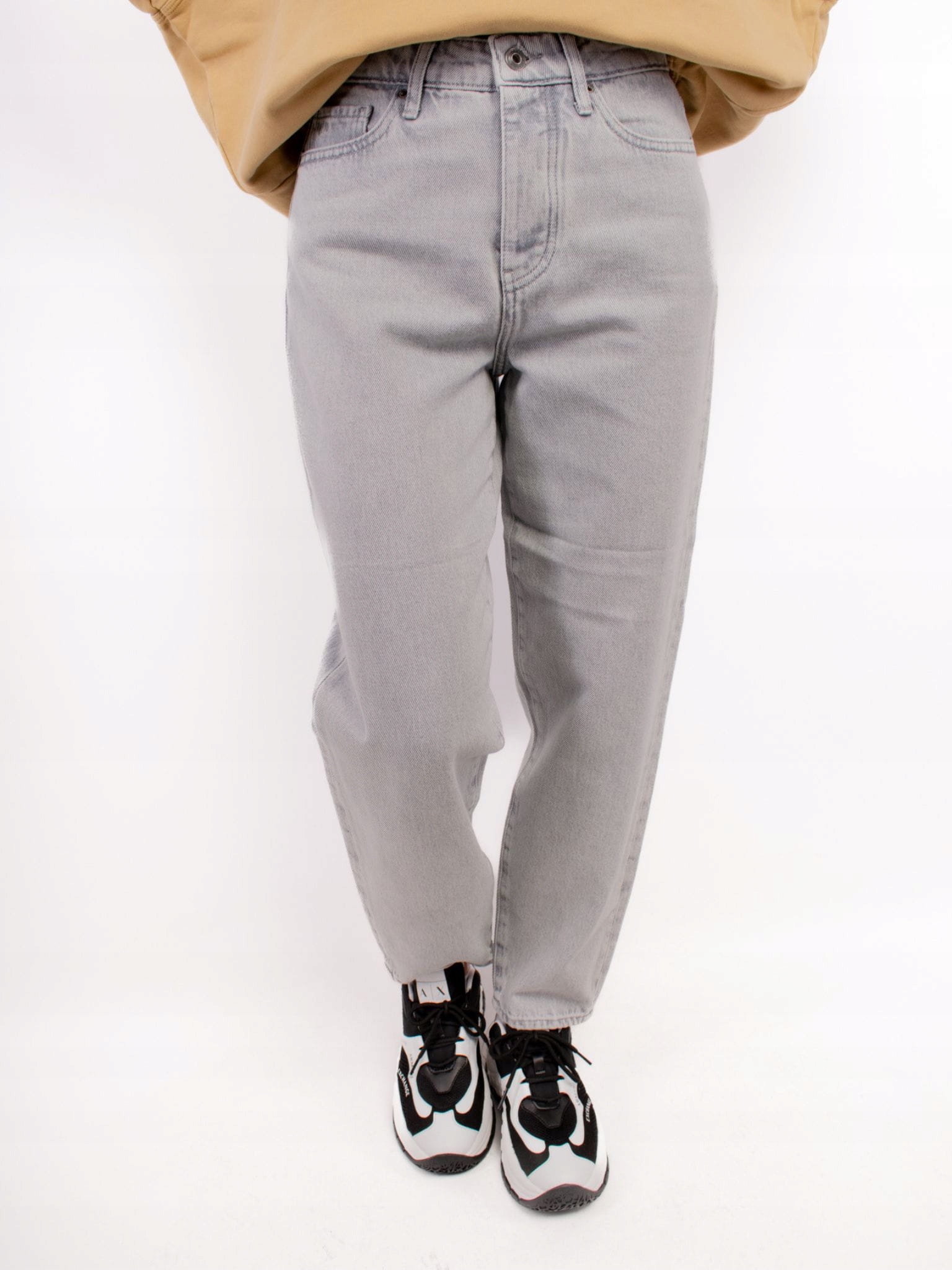 Dámské džíny Armani Exchange 6DYJ51 Y18MZ šedé Pants: 27R