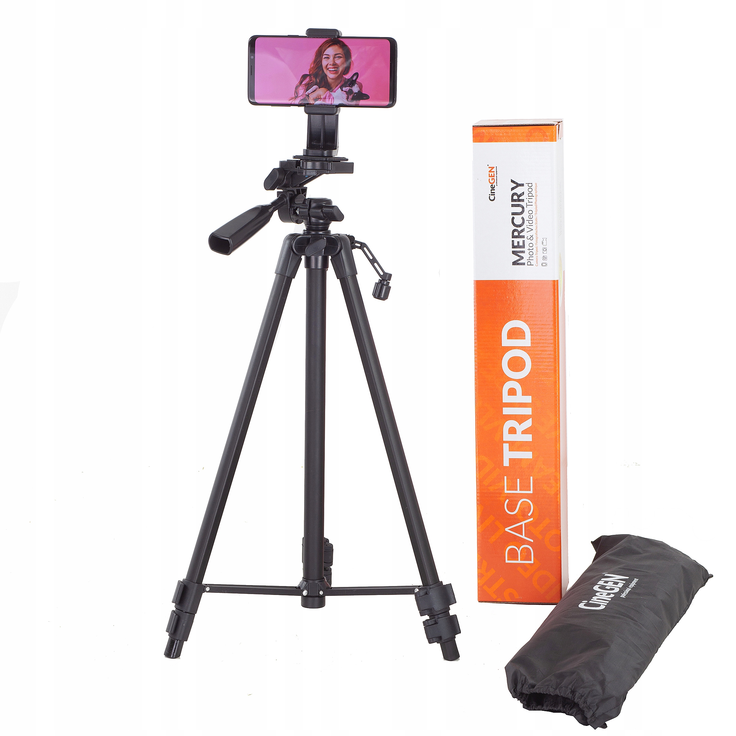 STATYW FOTOGRAFICZNY z adapter do telefonu TORBA Marka CineGEN