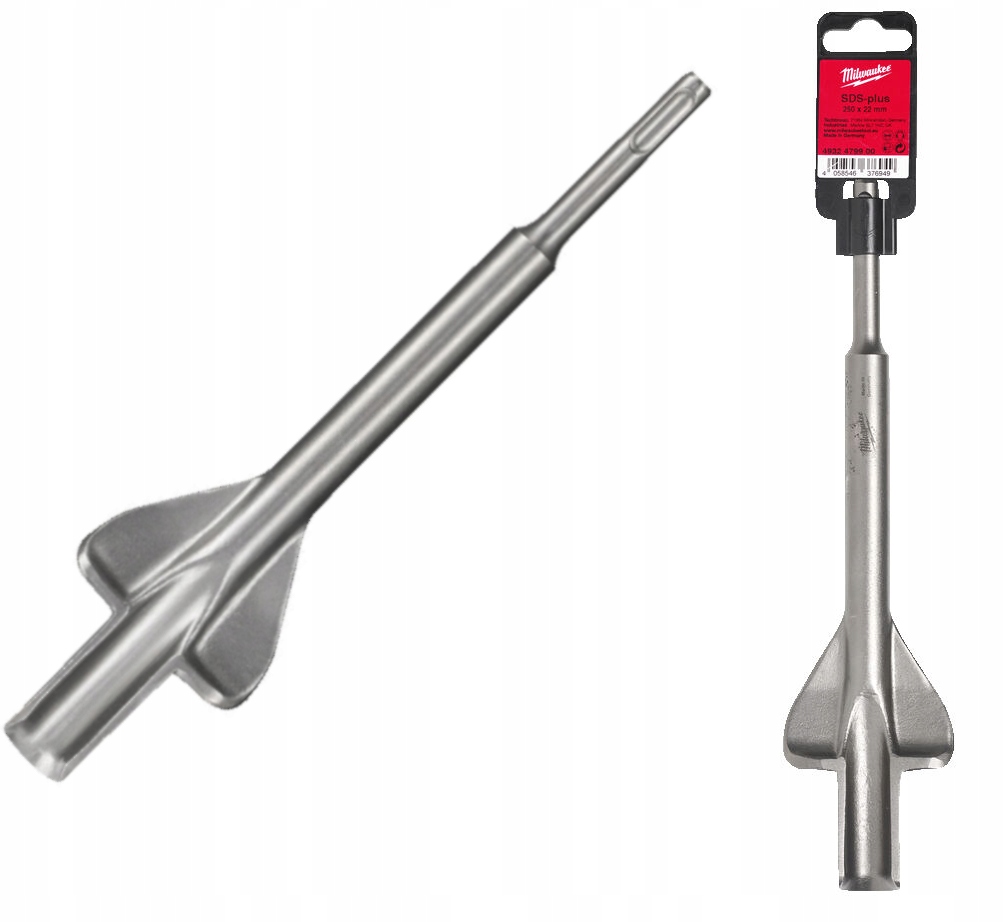 

Dłuto skrzydełkowe Milwaukee SDS-Plus 250x22mm