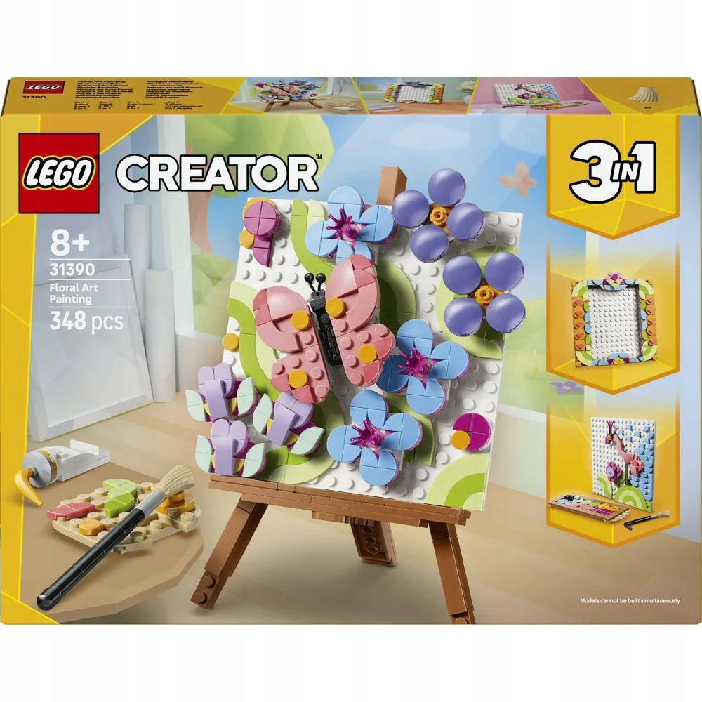 Lego Creator Dekorativní obraz s květinami 3v1 31390