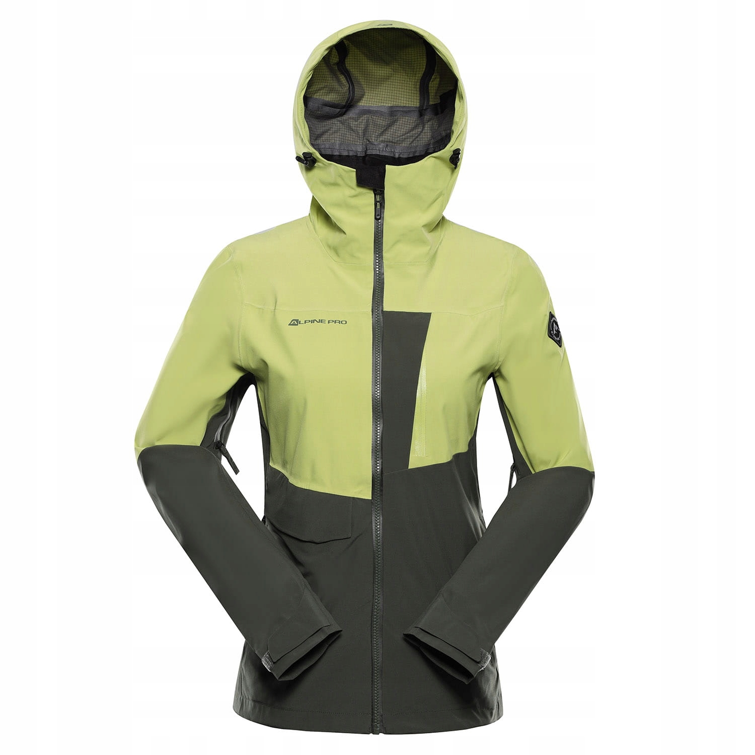 Kurtka damska trekkingowa wodoodporna Alpine Pro Zarra 2 k.zielony r.M
