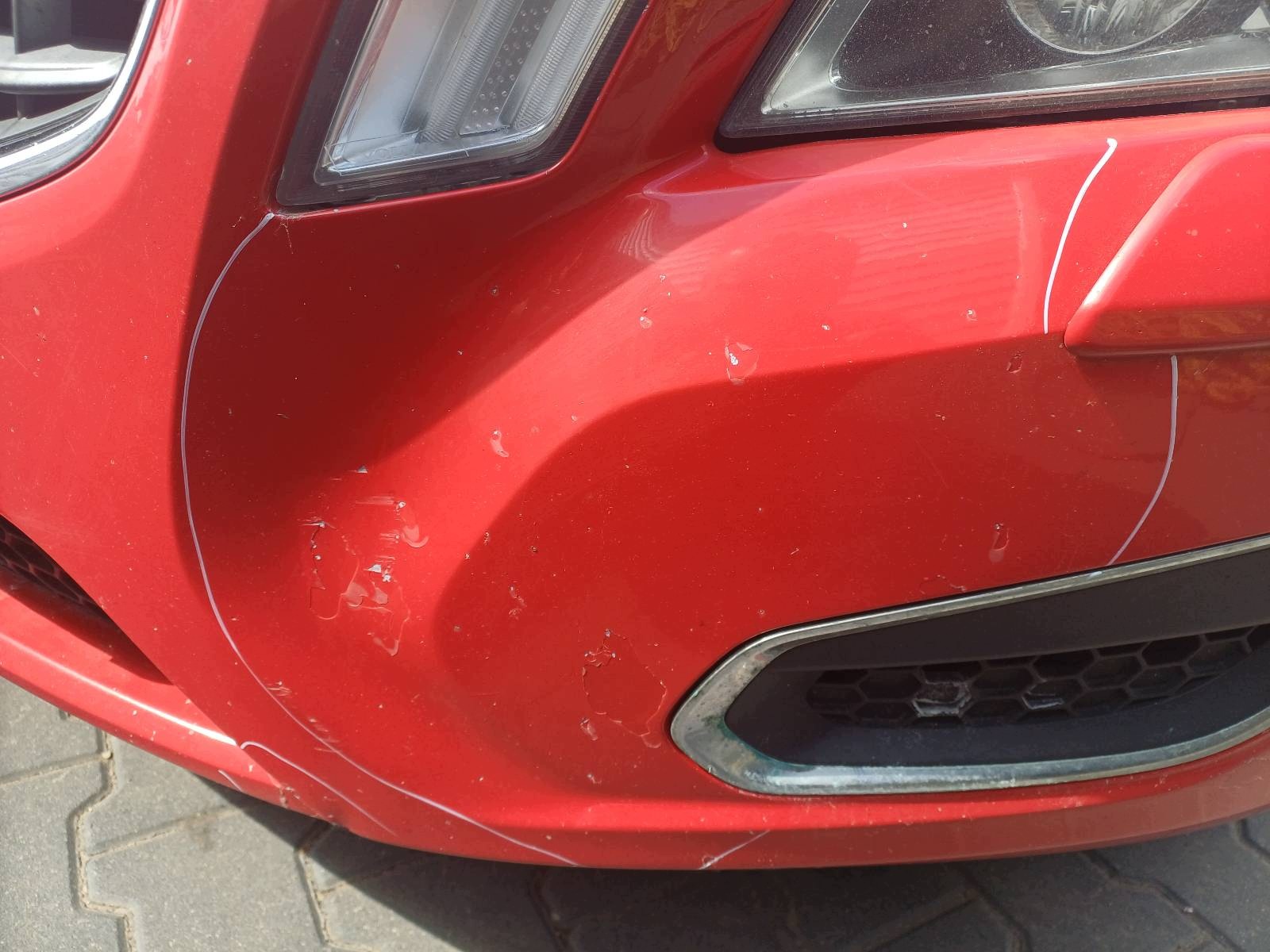 complete front VOLVO V60 and 612-46 bumper front fenders lights support panel for radiators