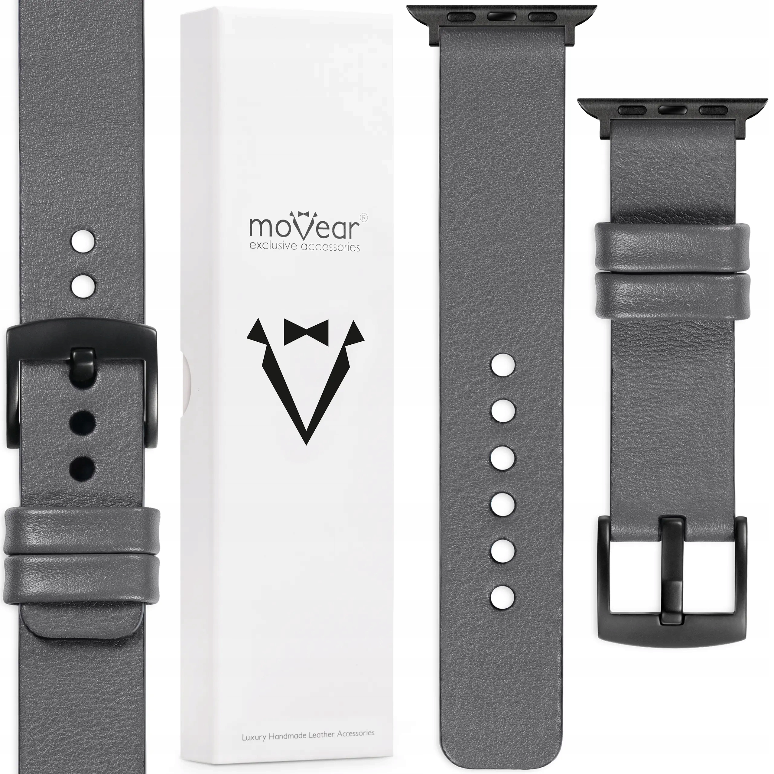 Pásek pro Apple Watch 10 9 8 7 6 5 4-1 Se 42-40 Italská kůže Movear