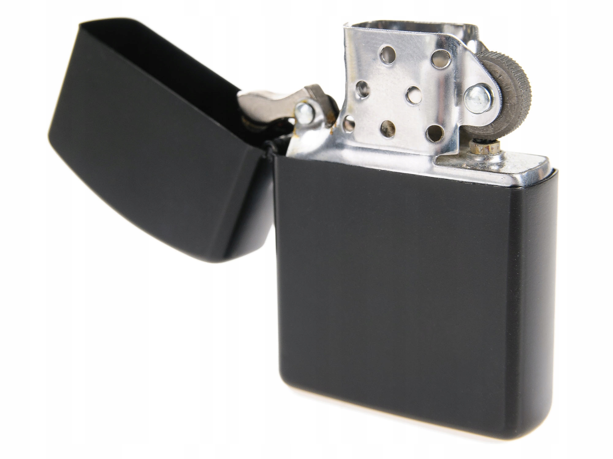 

Benzynowa Zapalniczka Mfh - Stalowa Czarna Nowa