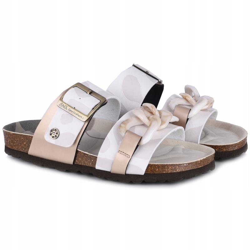 Nazouváky pantofle Anekke 42371-763 Vitoria 423 Beige béžové VEL..39