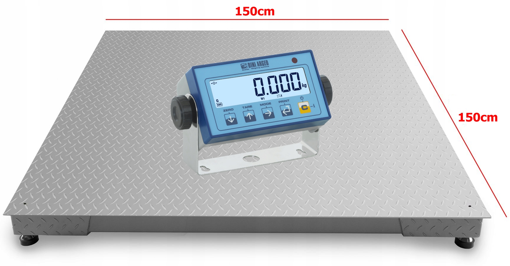 Plošinová Váha 600 kg Legalizace 2028 1,5x1,5 m