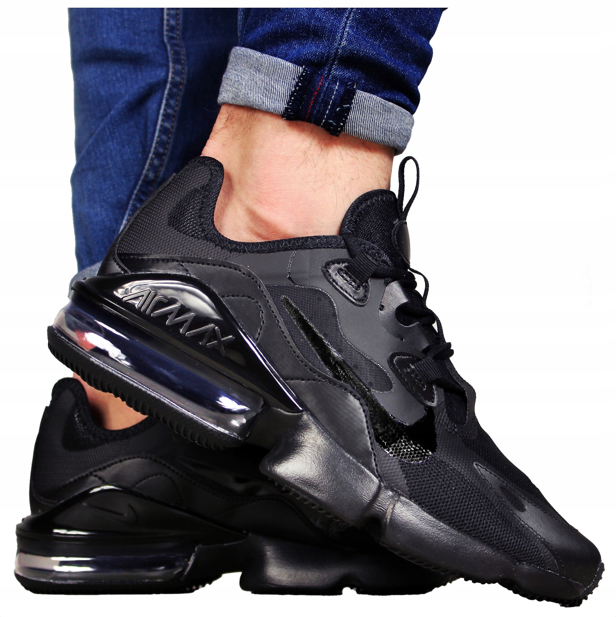 buty męskie Nike Air Max sportowe Oryginał Czarne na co dzień siłownię