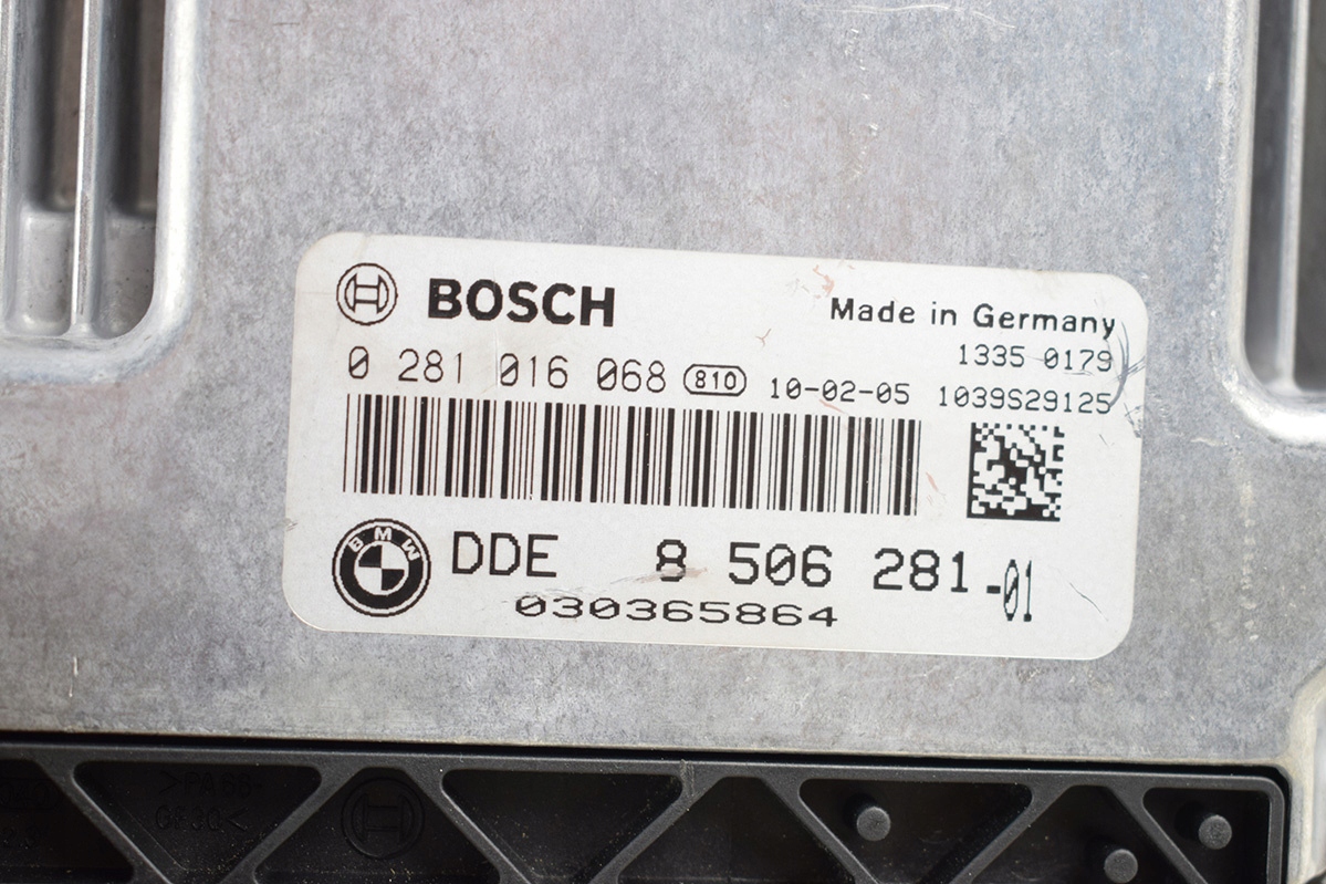 computer control unit BMW 0281016068 DDE8506281