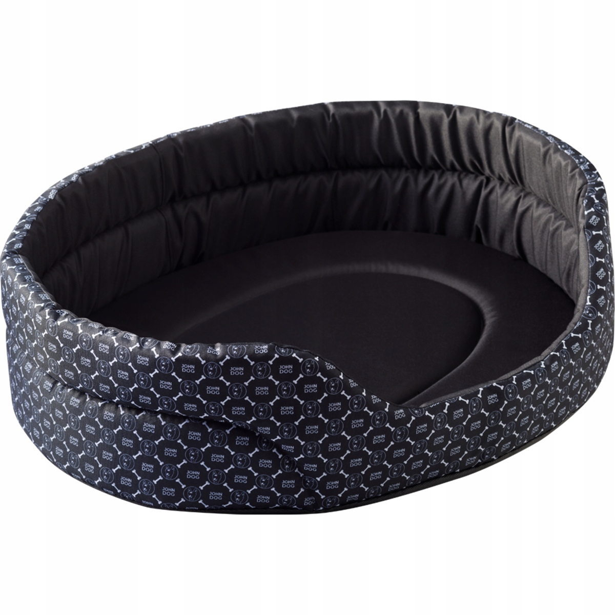 

Legowisko owalne dla psa John Dog Black XL