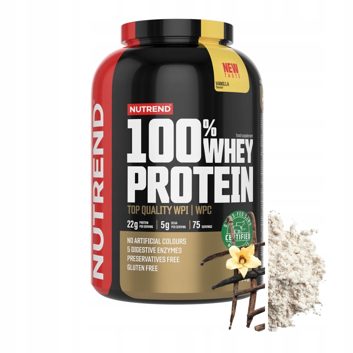 Protein 2250 G Nutrend 100% Whey Vanilkový Protein Směs Wpc Wpi