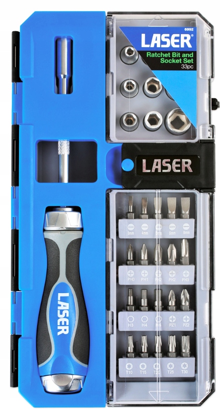 Ratchet Отвертка, Bit and Socket Set 33ele