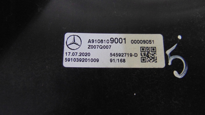 mirror right EUROPA 7 PIN MERCEDES SPRINTER A910 A907 18-25R