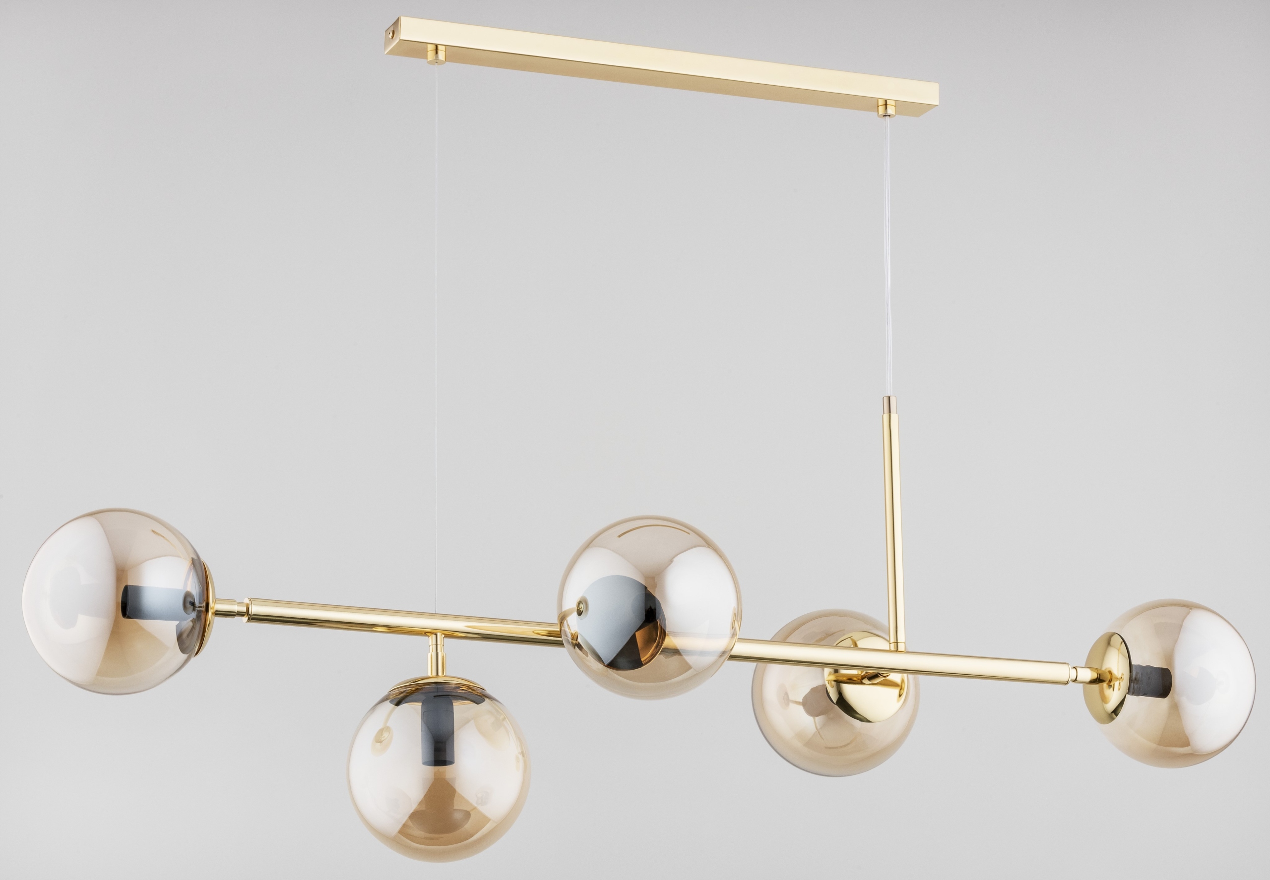 Lampa Wisząca Zwis Alfa Dansa 63019 Złoty