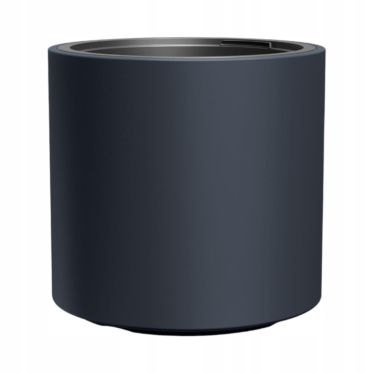 Doniczka plastikowa Tuba antracytowa duża średnica wew. 40,5cm