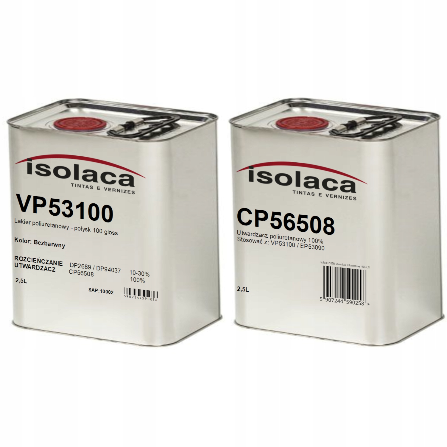 Isolaca VP53100 Poliuretanowy Bezbarwny Połysk 5L