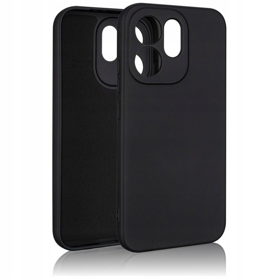 Etui Beline Silicone do Oppo Reno 15 Pro czarny