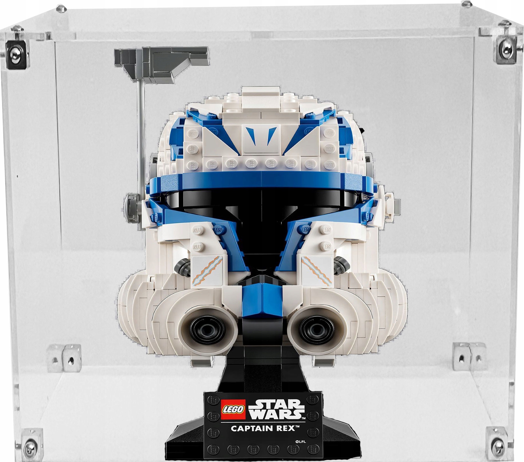 Vitrína Drewlandia pro stavebnici Lego 75349 Star Wars Helma kapitána Rexe