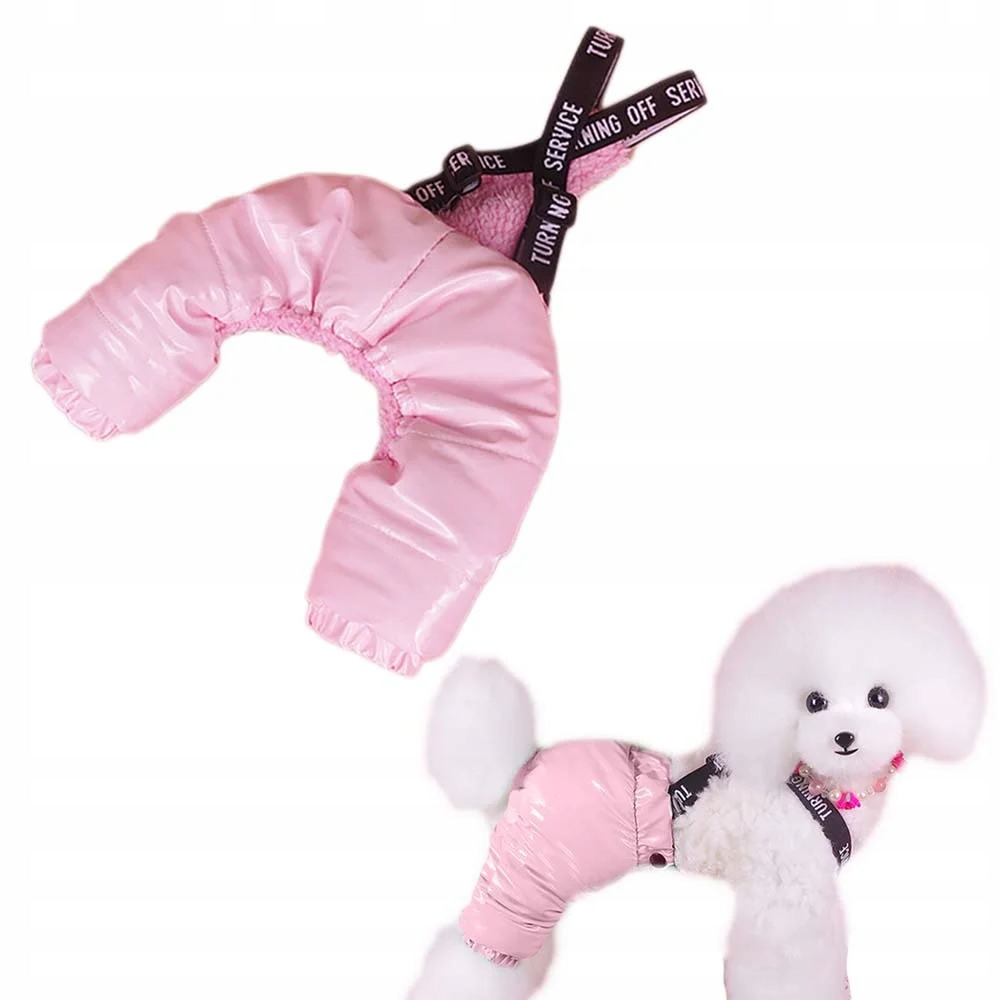 Levně Kalhoty Pro Psa Zateplené, Silné, Teplé Na Ramenních Popruzích Pro Dlouhého Psa Hank L