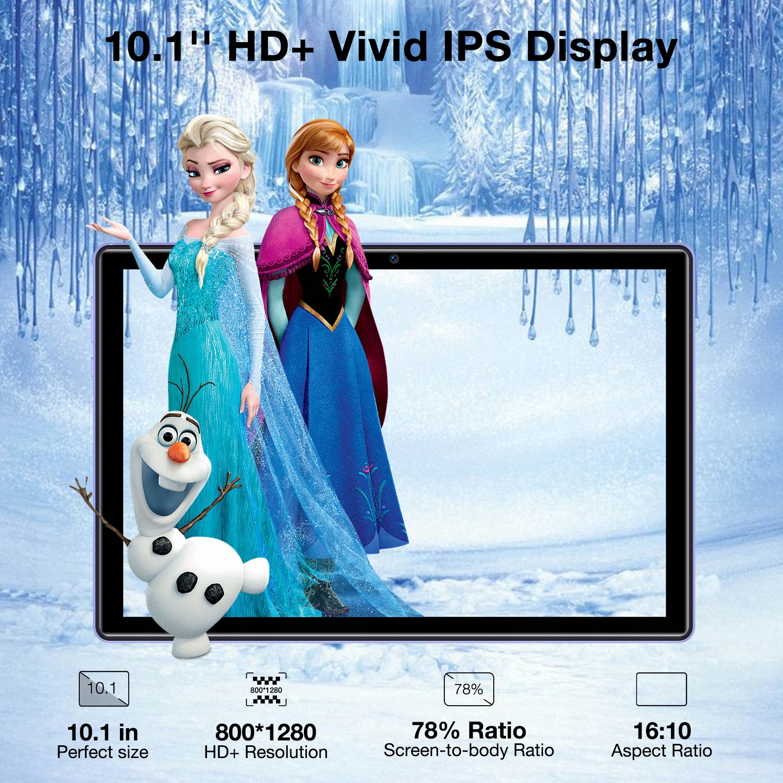 DOOGEE U10 TABLET DLA DZIECI 9GB/128GB 10.1" Tab Android 13 5060mAh FHD 1TB Model procesora RK3562 Quad-core