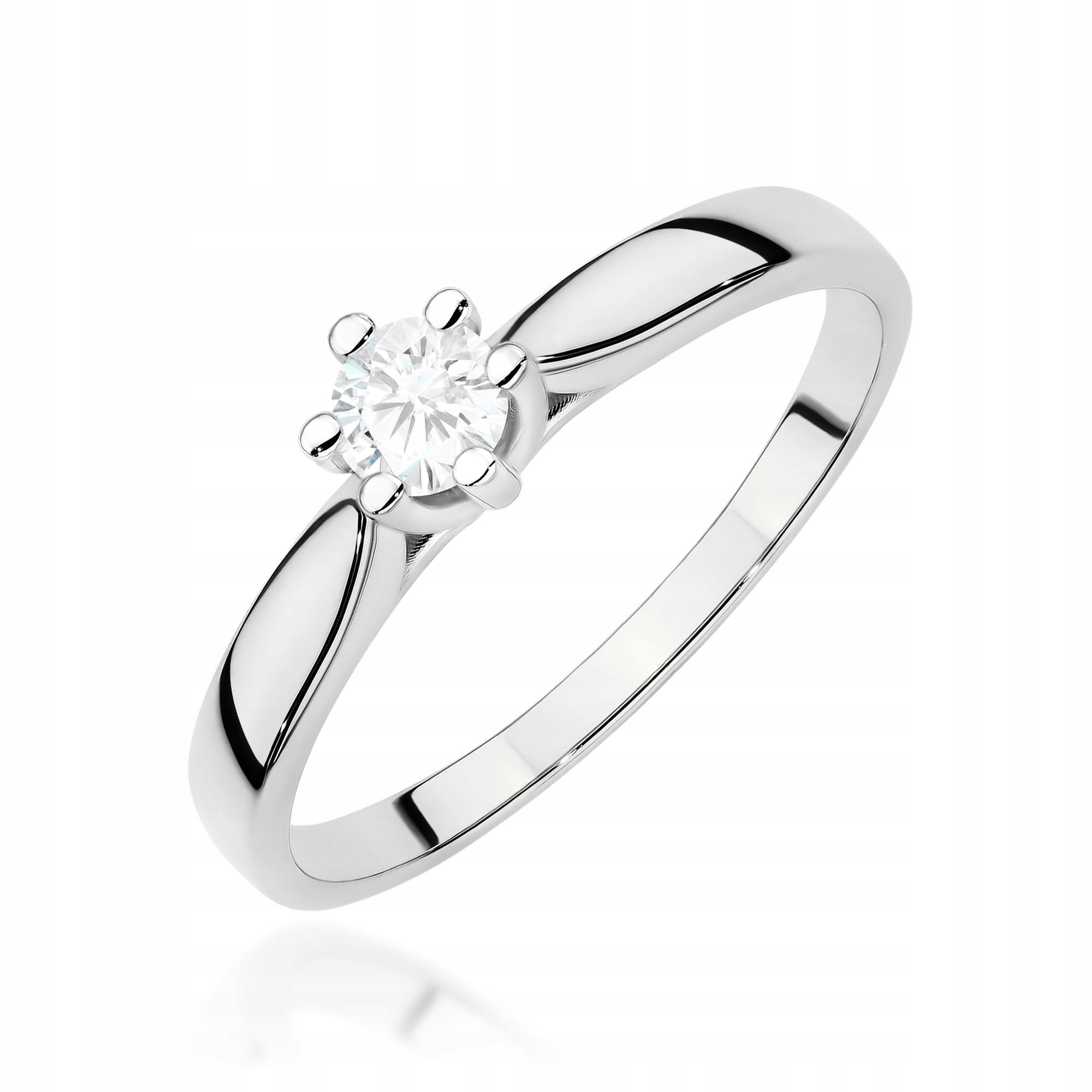 Prstýnek s laboratorním diamantem 0.30 ct r16