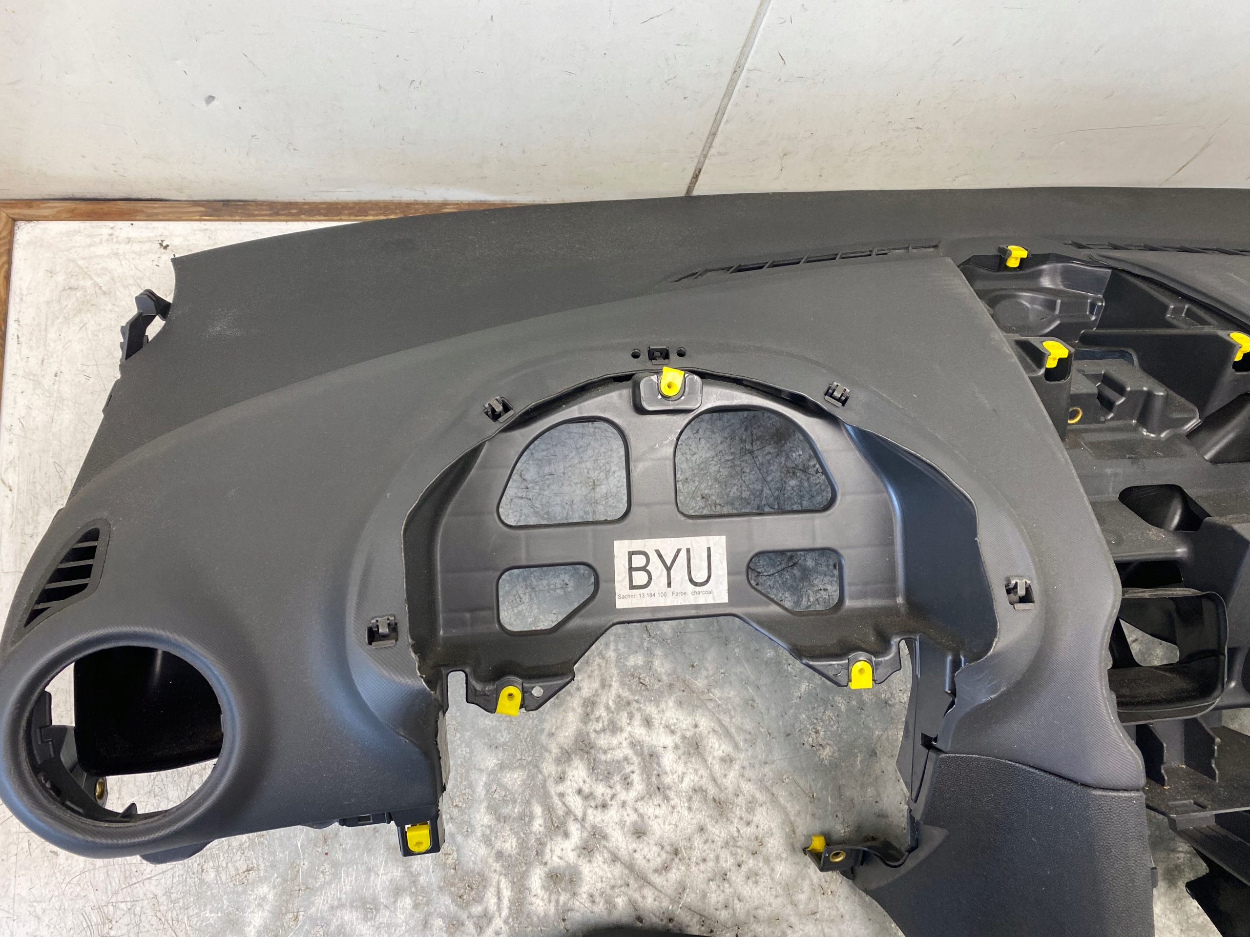 OPEL CORSA D dashboard console adjuster airbag airbag EUROPA