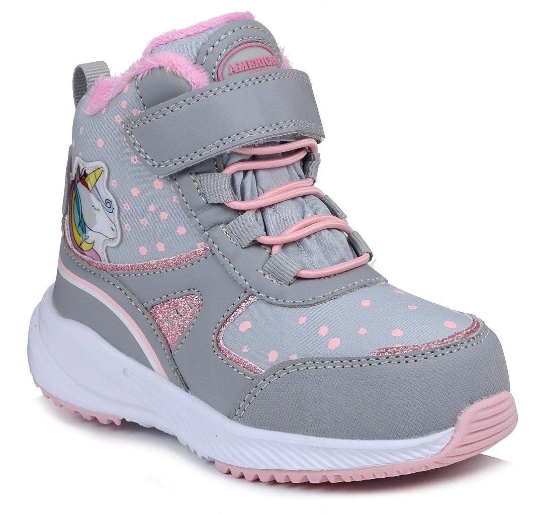 Dziecięce buty zimowe śniegowce Softshell American Club RL92 r30